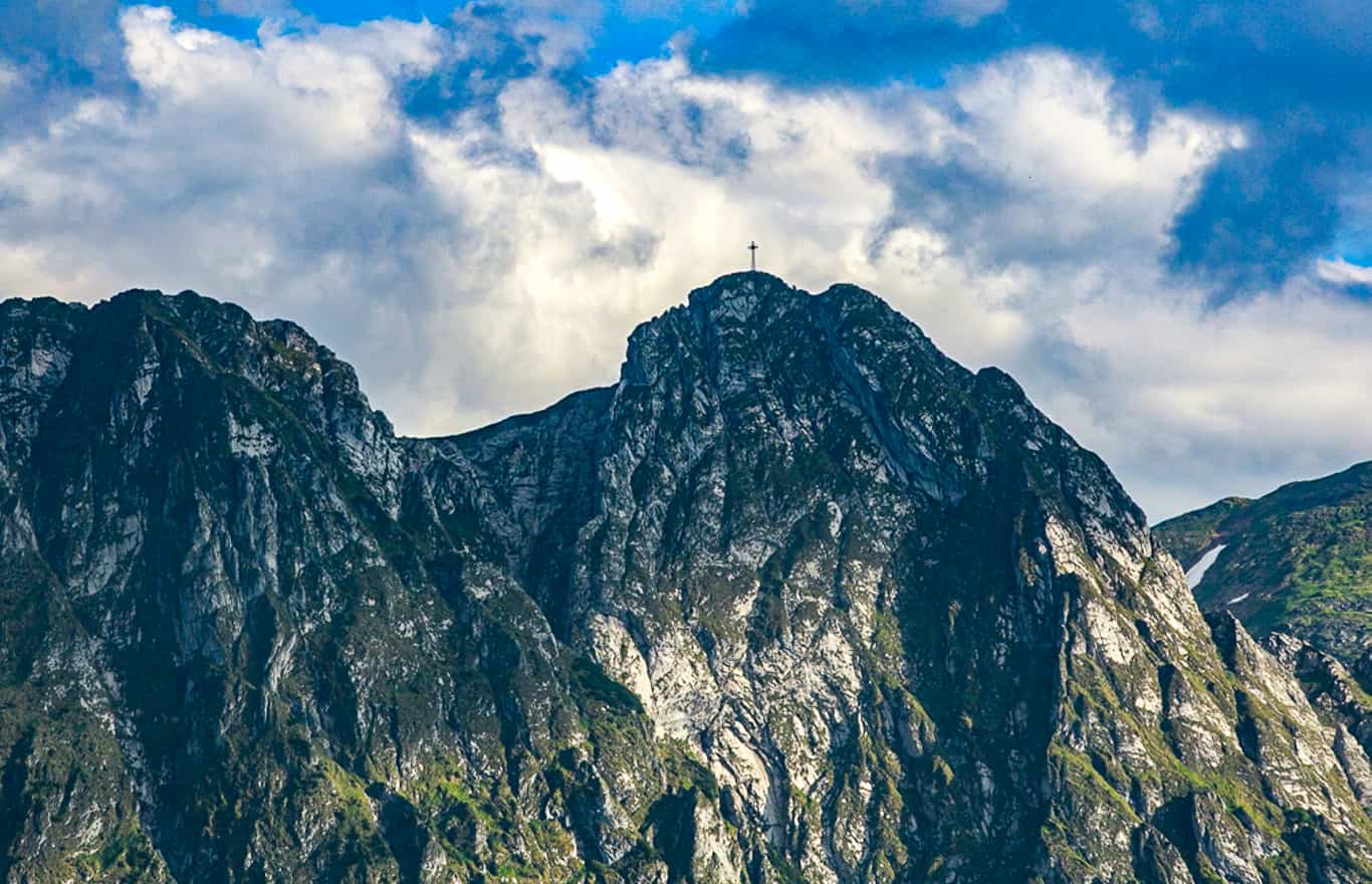 scenic flight over the Tatra Mountains