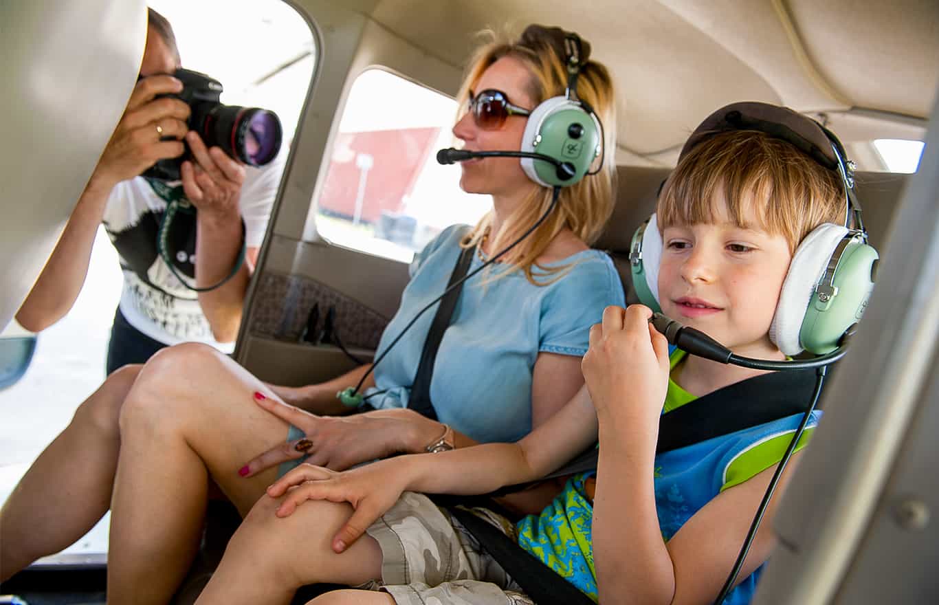 sightseeing flights by plane as a gift voucher